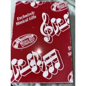 San Francisco Music Box Company Wooden Santa's Workshop Music Box Puppets